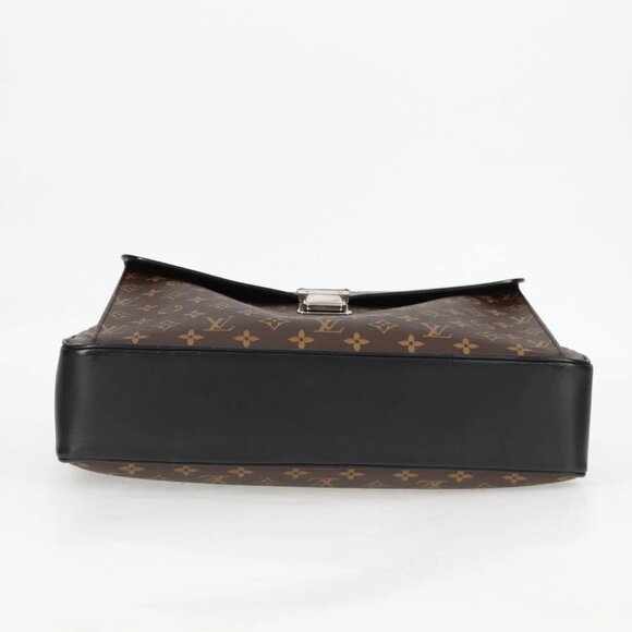 LOUIS VUITTON Monogram Macassar Soft briefcase Bag 2way M56719 LV Auth 118897M - Picture 7 of 15